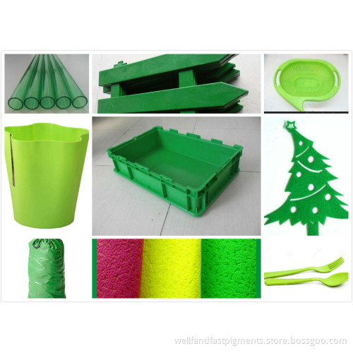 high quality plastic dana rubber pellet masterbatch green factory direct supplier